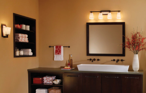 Contemporary bathroom lighting