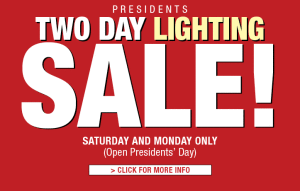 Lighting Sale