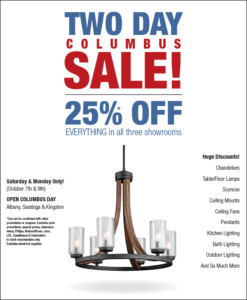 2 Day Columbus Sale - Lighting Sale