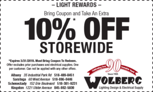 Lighting and Fan Coupon