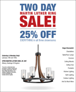 MLK Sale for Lighting