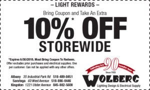 10% Off Lighting, Fans and Home Accents Coupon