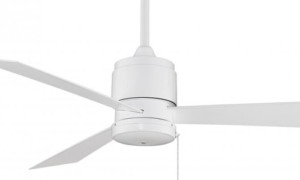 Zonix Collection 52” 3-Blade Ceiling Fan in White with White Blades FP4640WH