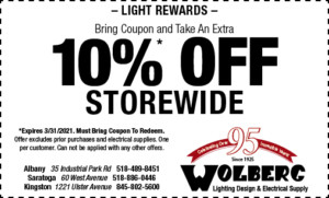 10% Off storewide at Wolberg Lighting