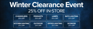 Winter Clearance Lighting Sale