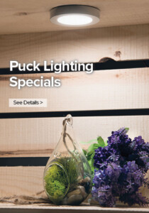 WAC Puck Lighting and under cabinet lighting