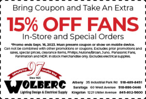 Ceiling Fan Sale 15% Off