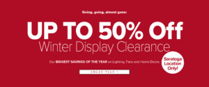 Winter Lighting Clearance