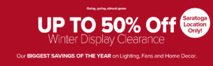 Winter Lighting Clearance