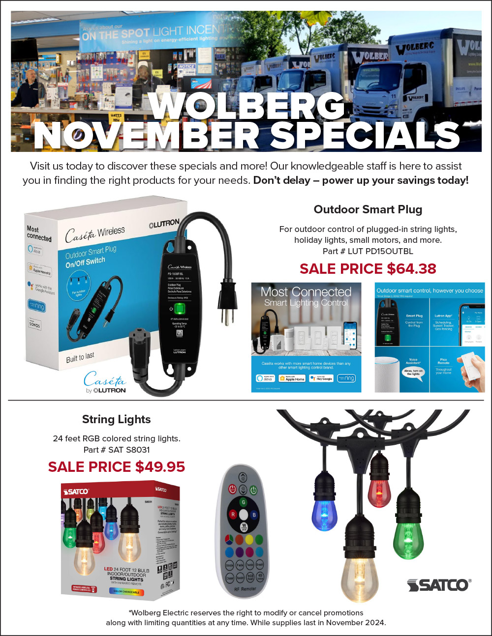 Wolberg Electrical Specials