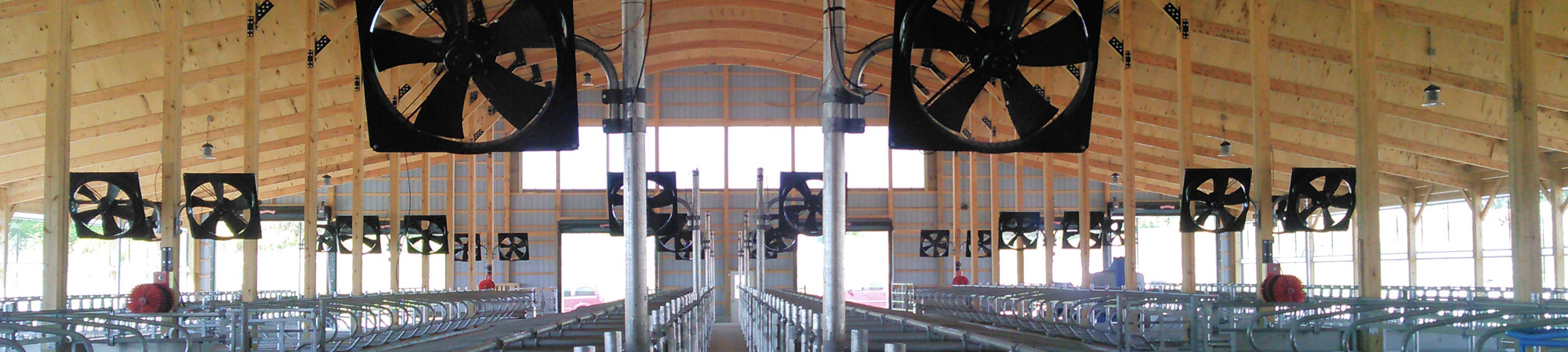 ECM Dairy Freestall Fans