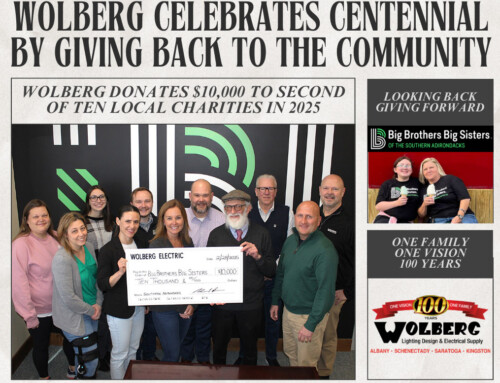 Wolberg – Donating $10,000 each month to a Local Charity